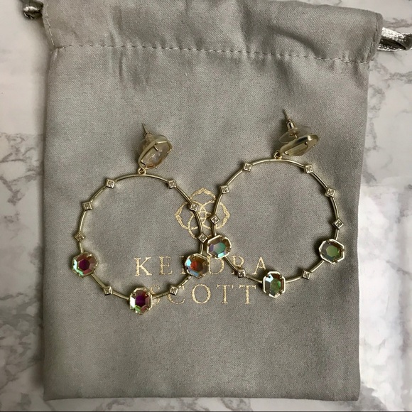 Kendra Scott Sheila Earrings in Dichroic Glass - Picture 5 of 5